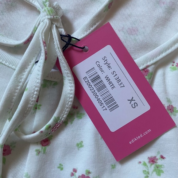 Edikted Floral Tie-back Romper - Picture 3 of 3